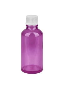50 ml druppelflesje 0,9 mm wit met standaard sluiting PurpleLine UT18/50