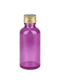 50 ml flesje 11 mm schroefdop aluminium-goud met standaarddop PurpleLine UT18/50