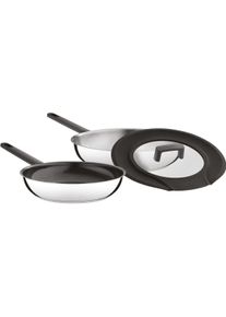 BergHOFF Uqonic Downdraft, Pfanne + Kochtopf, Silber