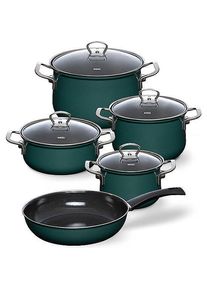 Riess Emaille-Set 5-tlg., Pfanne + Kochtopf