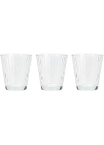 Furber Trinkglas 230 ml, 3 Stück, Transparent, Glas Typ, Trinkgläser, Transparent