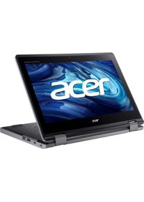 Acer TravelMate B3 Spin (11.60", 256 GB, 8 GB, DE, Intel N200), Notebook, Schwarz