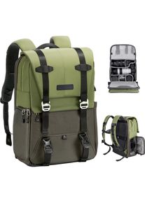 K&F Concept Backpack 20L Urban Wander 01 (Army Green) (Kamera Schultertasche), Kameratasche, Grün