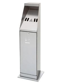 Bartscher Cendrier sur colonne, argent | Professionnel | HoReCa | CHR