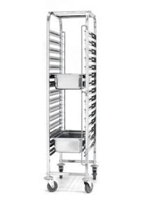 Chariot porte-plateaux - 15 x GN 1/1, Hendi, 440x610x(H)1710mm | Professionnel | HoReCa | CHR