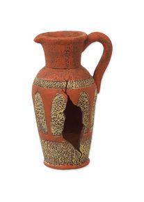 Dekorácia Aqua Excellent Amfora oranžová 8,2x6,8x13cm