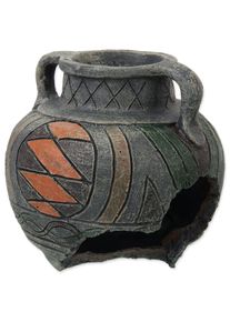 Dekorácia Aqua Excellent Amfora modrá 10,8x10,8x10,5cm