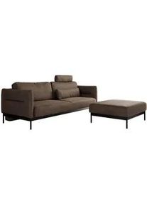 MKS Schlafsofa Salento Braun Velvet , Textil , L-Form , 221x82x193 cm , Oeko-Tex® , Babymöbel & Kindermöbel, Kinderzimmer & Jugendzimmer, Schlafsofas