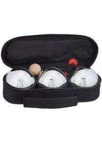 Relaxdays Boule Kugeln , Multicolor , Metall, Textil , 23x7 cm , Freizeit & Co, Gartenspielzeug