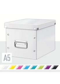 Leitz Click & Store WOW Aufbewahrungs- und Transportbox Cube Mittel Weiß