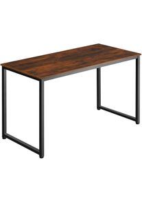 TecTake Scrivania Flint - industriale scuro, 140 cm - 404467