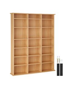 TecTake Estantería Stevie 105,5x19x136,5cm haya - 403621