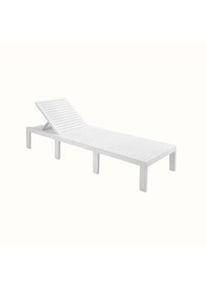 Ipae Progarden Lettino Haiti Bianco 65x195x78cm
