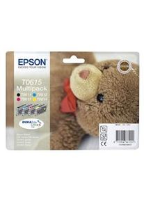 Epson T0615 Cartuccia d'inchiostro originale multipack nero ciano giallo magenta