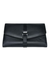 Windrose Nappa Schmuckkasten Leder 23 cm schwarz