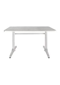 Mesa rectangular Bolero de acero inoxidable, 120 x 60 cm