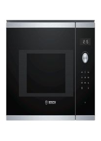 Bosch Micro-ondas Bosch Série 6 BFL524MS0 Micro-ondas Solo Integrado 20 l 800 W Preto, aço inoxidável