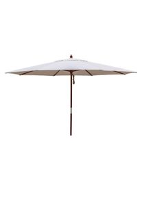 Resol garbar MADEIRA Parasol Exterior Ø300 Blanco (pie no incluido)