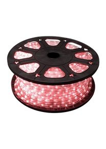 HQ Power Cadena ligera, 36 LED/metro, 1 canal, para uso interior y exterior, rojo, 45 m
