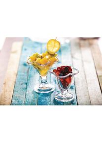 Conjunto de 6 copos de gelado de vidro Olympia CC905