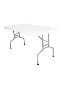 Mesa dobrável retangular branca 152cm. Bolero U544