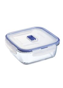 Luminarc Pure Box Active Recipiente Cuadrado Hermético Vidrio 16cm - 122cl Bicolor