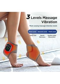 Electric Foot Heat Massager Hot Compresses Vibration Massager Breathable Material Foot and Ankle Joint Hot Compress Protection