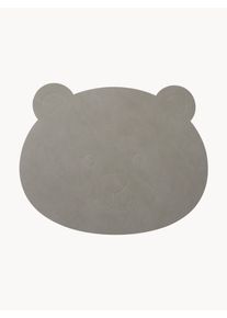 Lind DNA Individual de couro Bear Cinzento Couro L 38 x C 30 cm