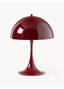 Louis Poulsen Portable Dimmable LED Table Lamp Panthella 250, Design Verner Panton Red Plastic &Oslash; 25 x H 35 cm