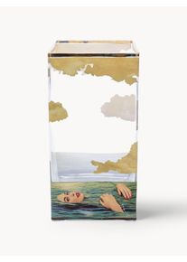 Seletti Vas i Glas Sea Girl, H 30 cm Transparent, Flerfärgad Glas B 15 x H 30 cm