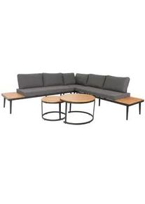 MCW Garten-Garnitur H54C Braun, Grau , Holz , Gartenmöbel, Gartengarnituren, Gartenmöbel-Sets