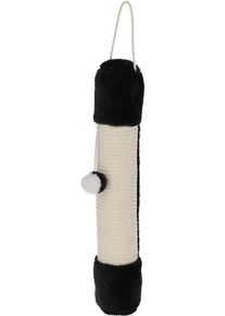 KERBL Pet Soft Sisalsäule, 54cm, Ø10cm, weiß/schwarz