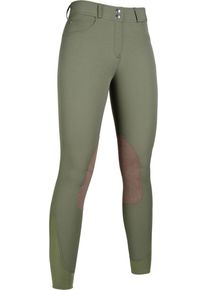 HKM Hunter Reithose, Kniebesatz, rauchgrün, 38