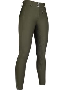 HKM Lea Reithose, Silikon-Vollbesatz, dunkelgrün, 46