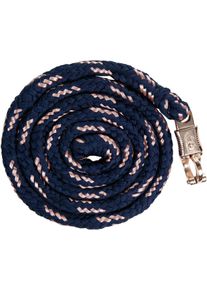 HKM Rosegold Strick, Panikhaken, navy/rosegold, 180cm