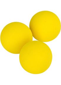 KERBL Pet Schaumstoffball, gelb, Ø4,5cm, 3 Stück
