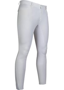 HKM Herren Sportive Reithose, Alos-Vollbesatz, weiß, 44