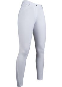 HKM Sunshine Competition Reithose, Silikon-Vollbesatz, weiß, 36