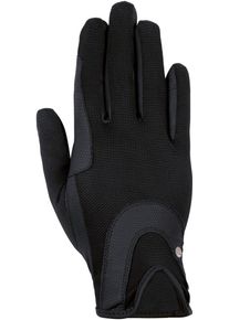 HKM Grip Mesh Reithandschuhe, schwarz, L