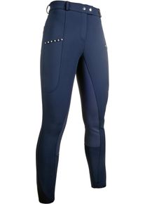 HKM Monaco Winter Reithose, Silikon-Vollbesatz, dunkelblau, 40