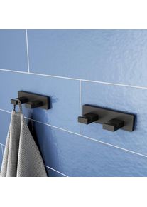 Viverso x evolution Crochet porte-serviettes double, VS4001MB,