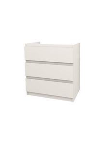 BELVIT Waschbeckenunterschrank Badezimmerschrank 3 Schubladen 80 cm