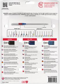Singer N&auml;hmaschine &raquo;Best-Of Singer N&auml;hmaschinen Nadeln&laquo; in silberfarben