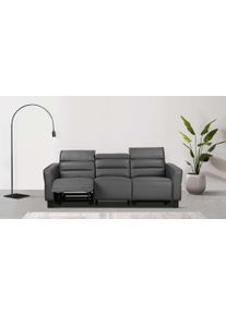 Home Affaire 3-Sitzer »Carpari in grau, Größe B/H/T: 224 cm x 97 cm x 100 cm
