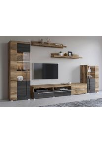 Inosign Wohnwand »Roger in braun, Größe B/H/T: 270 cm cm