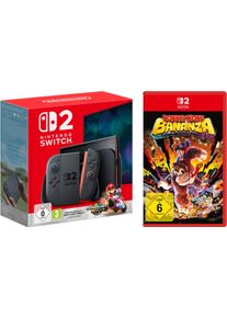 Nintendo Switch 2 Konsolen-Set »Switch 2 + Mario Kart World + Donkey Kong Bananza« 256 GB in schwarz