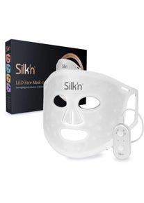 Silk'n Silk'n Kosmetikbehandlungsgerät »LED Face Mask 100« LED Gesichtsmaske mit 4 Lichtfarben in weiß