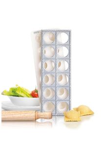 Gefu Ravioliform »TASCA« platzsparendes Design in grau, Größe B/H/L: 10,8 cm x 2,5 cm x 30,2 cm