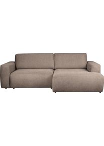 Home Affaire Schlafsofa »Noord Schlafecksofa, Breite 250 cm« Cord, Struktur, Webstoff, mit Wellenunterfederung, Massivholzrahmen, Größe B/H/T: 250...