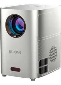 Strong Mini-Beamer »Q1« (180 lm 1000:1 1280 x 720 px) in silberfarben